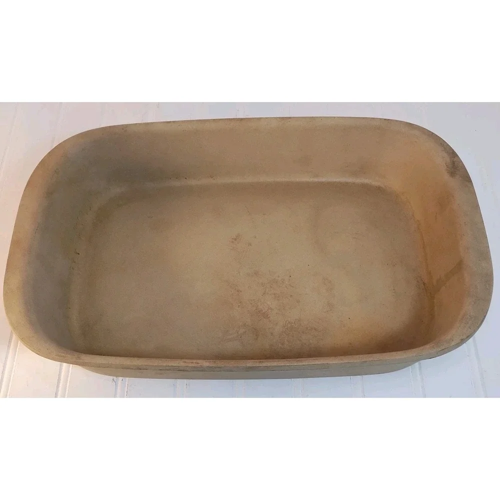 Vintage Pampered Chef Family Heritage Stoneware Rectangular Baker 9x13 Casserole